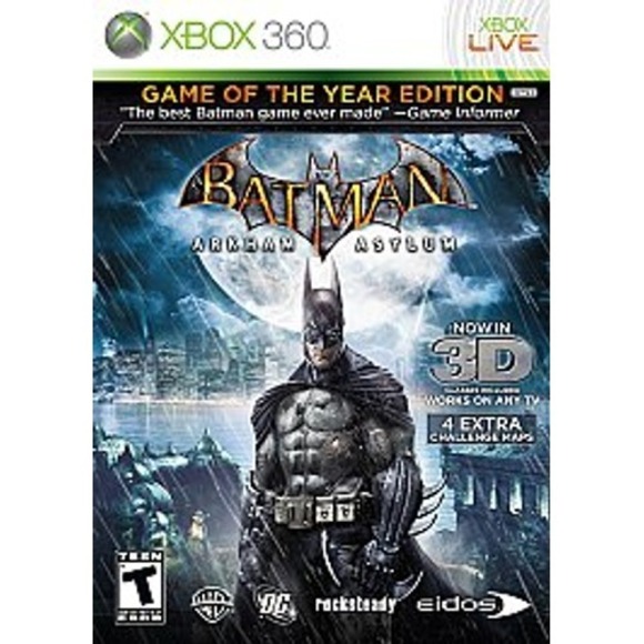 Other - Batman: Arkham Asylum -- Game of the Year Edition (Microsoft Xbox 360, 2010)